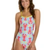 Sporti Seaside Pinch Thin Strap One Piece Swimsuit (22-44)