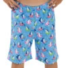 Dolfin Boys' Fin Floats Print Swim Trunks (Toddler, Little Kid)