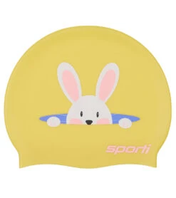 Sporti Bunny Surprise Silicone Swim Cap