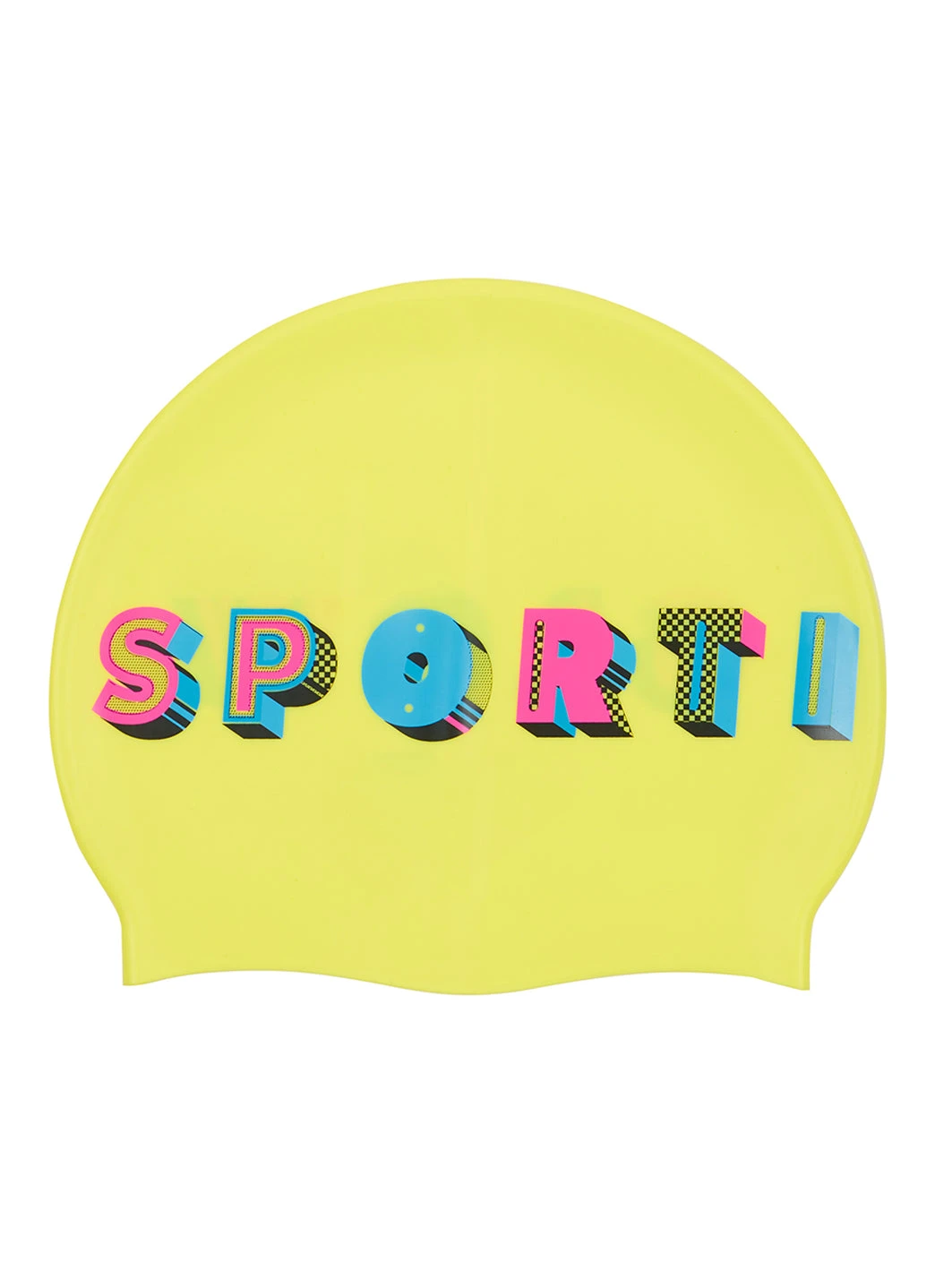 Sporti Glow Up Silicone Swim Cap - Image 2