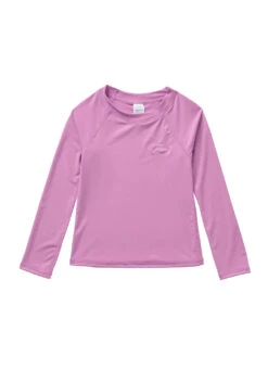Seaesta Surf Girls' Youth Solid Long Sleeve Rash Guard (Big Kid)