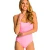 Anne Cole Swimwear Live In Color Classic Lingerie One Piece Swimsuit
