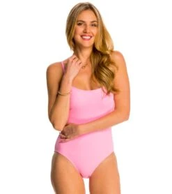 Anne Cole Swimwear Live In Color Classic Lingerie One Piece Swimsuit