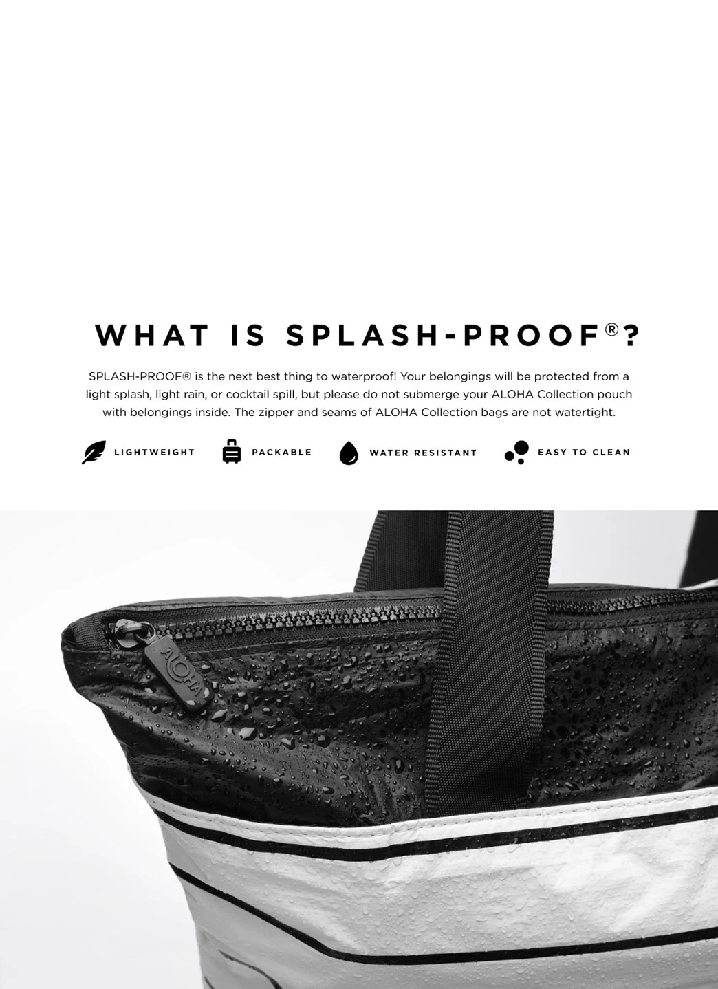 ALOHA Keep It Light Monochrome Backpack - Image 7