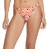 Volcom Women's Print Call Me Big Poppy Cheeky Bikini Bottom