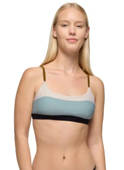 PrAna Women's Color Block Baja Bound Adjustable Bikini Top