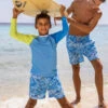 Snapper Rock Boys' Jawsome Waves Swim Trunk (Little Kid, Big Kid)