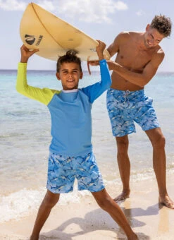 Snapper Rock Boys' Jawsome Waves Swim Trunk (Little Kid, Big Kid)