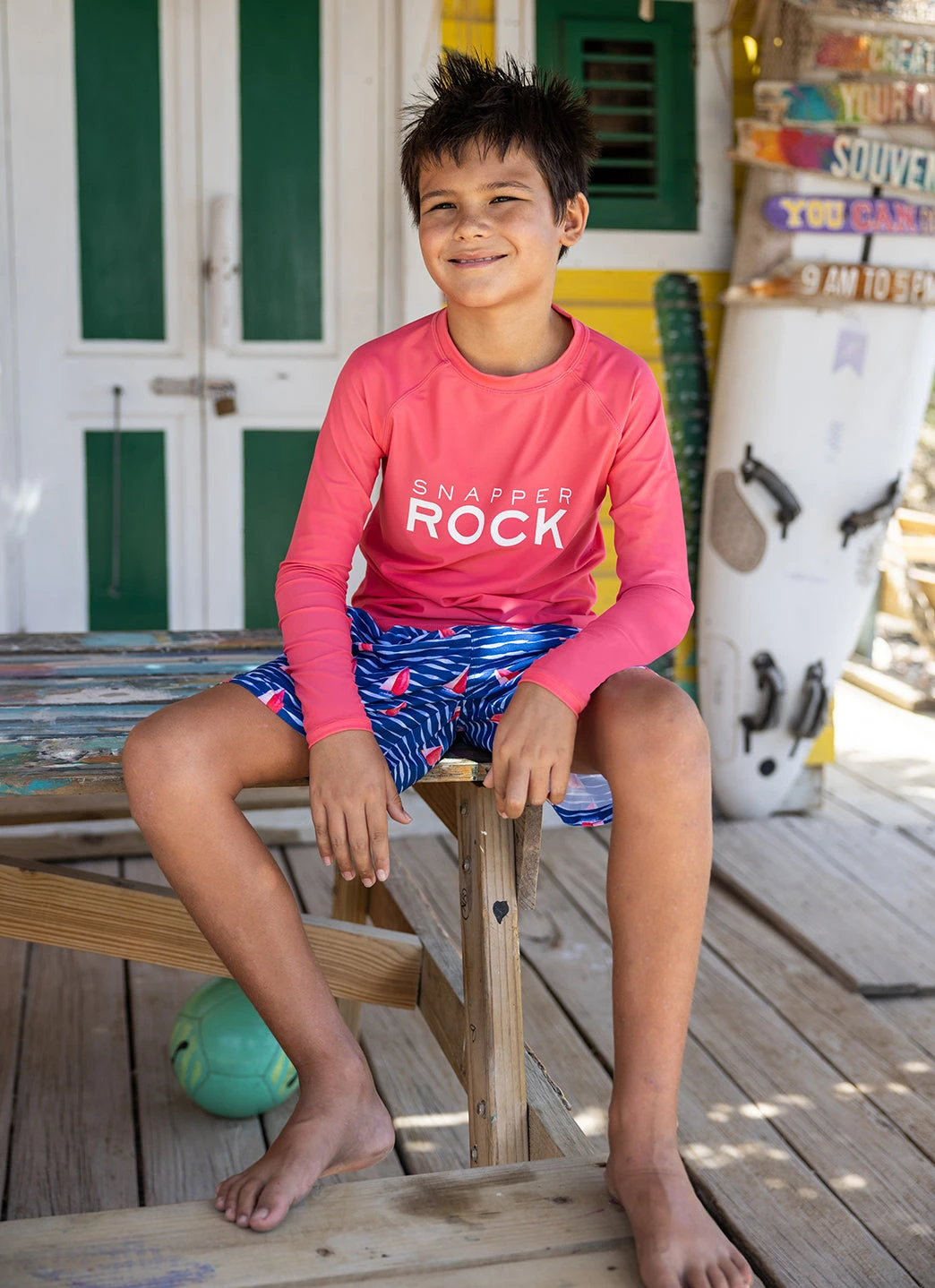 Snapper Rock Boys' Sailboat Rock Swim Trunk (Toddler, Little Kid, Big Kid) - Image 3