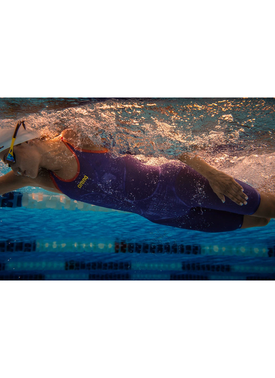 Arena Women's Powerskin Eclipse Glare Carbon Air2 SL LE Closed Back Tech Suit Swimsuit - Image 8